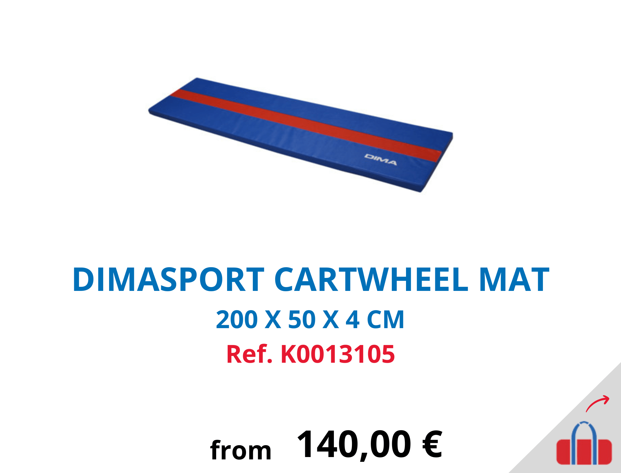DIMASPORT CARTWHEEL MAT